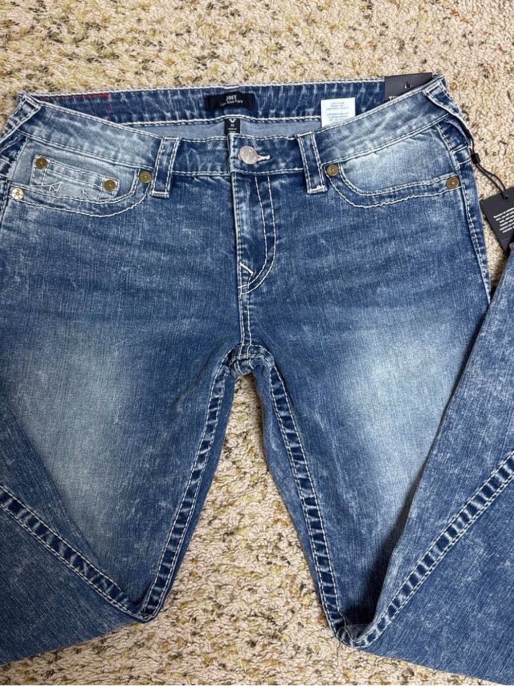 True Religion Women's Boot Cut Jeans - Medium Blue Wash